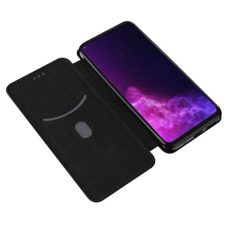 For Motorola Moto G Play (2021) Carbon Fiber Texture Horizontal Flip TPU + PC + PU Leather Case with Card Slot