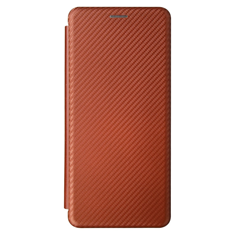 For ZTE Axon 20 5G / 4G Carbon Fiber Texture Horizontal Flip TPU + PC + PU Leather Case with Card Slot