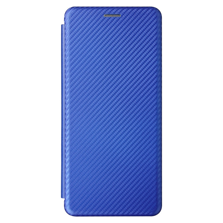 For ZTE Axon 20 5G / 4G Carbon Fiber Texture Horizontal Flip TPU + PC + PU Leather Case with Card Slot