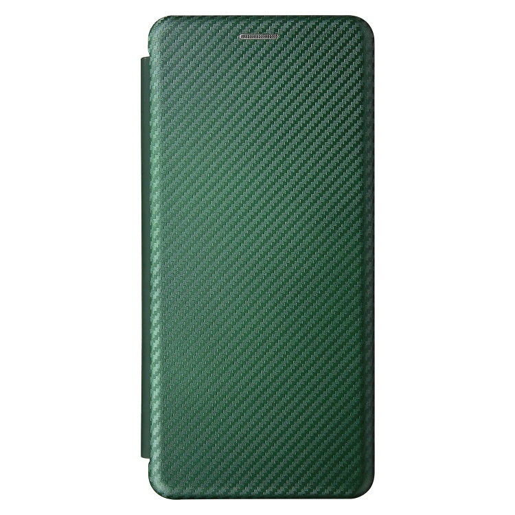 For ZTE Axon 20 5G / 4G Carbon Fiber Texture Horizontal Flip TPU + PC + PU Leather Case with Card Slot