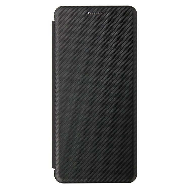 For ZTE Axon 20 5G / 4G Carbon Fiber Texture Horizontal Flip TPU + PC + PU Leather Case with Card Slot