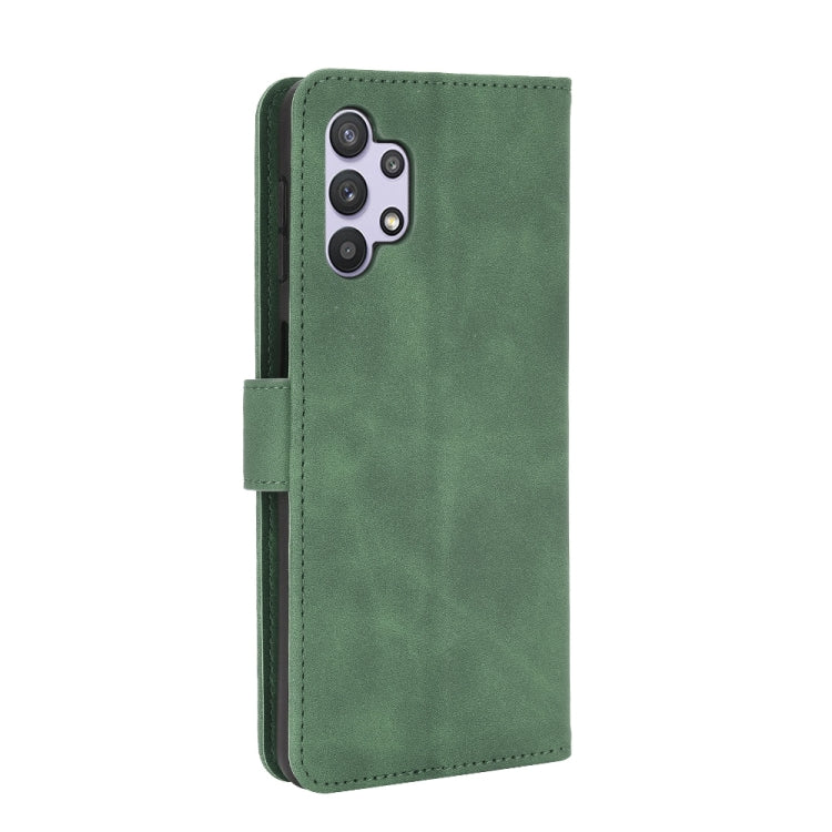 For Samsung Galaxy A32 5G Solid Color Skin Feel Magnetic Buckle Horizontal Flip Calf Texture PU Leather Case with Holder & Card Slots & Wallet