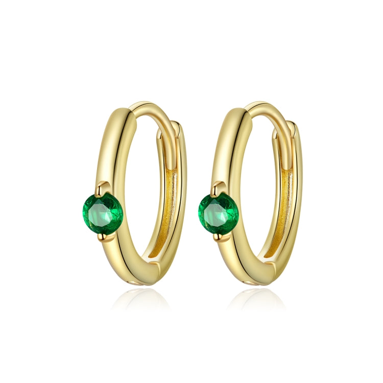 S925 Sterling Silver Silver Fashion Zircon Ear Buckle Women Earrings