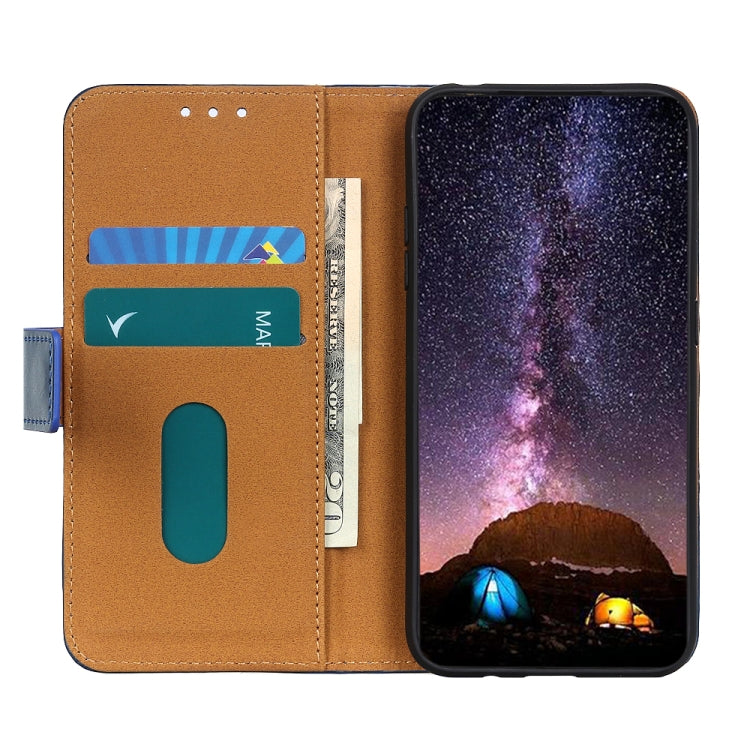 For Xiaomi Redmi K40 3-Color Pearl Texture Magnetic Buckle Horizontal Flip PU Leather Case with Card Slots & Wallet & Holder