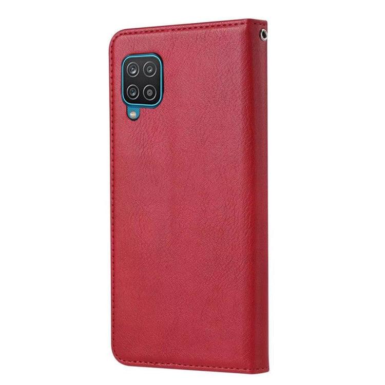 For Samsung Galaxy A12 5G Knead Skin Texture Horizontal Flip Leather Case with Photo Frame & Holder & Card Slots & Wallet