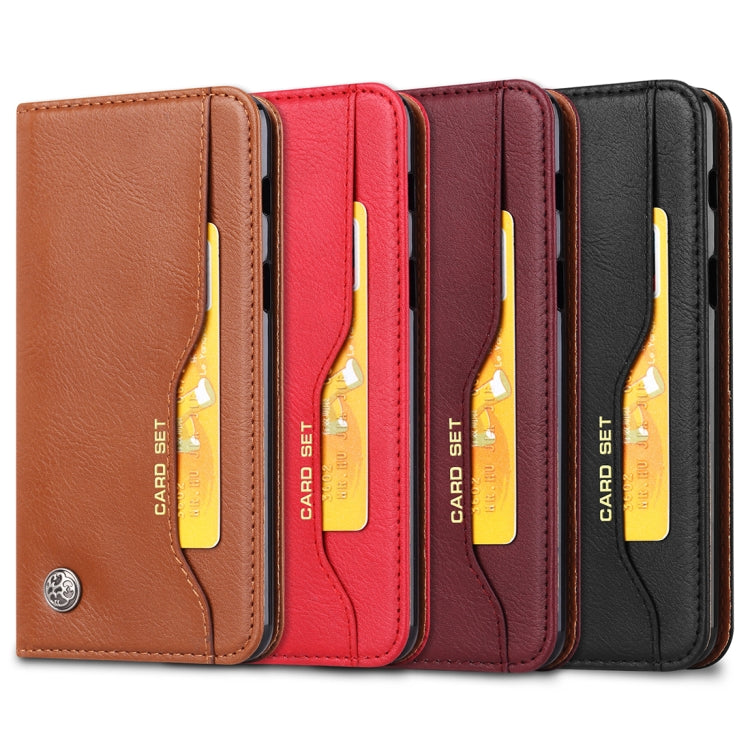 For Samsung Galaxy A12 5G Knead Skin Texture Horizontal Flip Leather Case with Photo Frame & Holder & Card Slots & Wallet