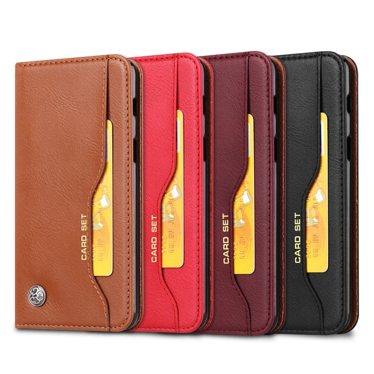 For Samsung Galaxy A52 5G / 4G Knead Skin Texture Horizontal Flip Leather Case with Photo Frame & Holder & Card Slots & Wallet