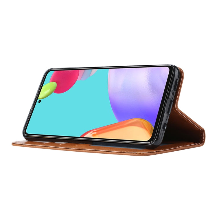 For Samsung Galaxy A72 5G / 4G Knead Skin Texture Horizontal Flip Leather Case with Photo Frame & Holder & Card Slots & Wallet