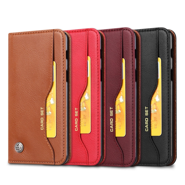 For Samsung Galaxy A72 5G / 4G Knead Skin Texture Horizontal Flip Leather Case with Photo Frame & Holder & Card Slots & Wallet