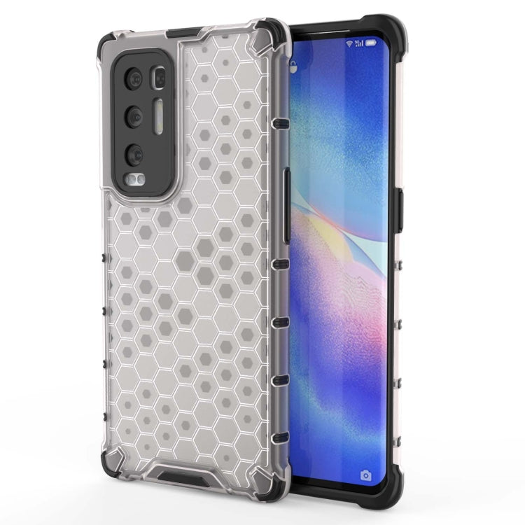 For OPPO Reno5 Pro+ Shockproof Honeycomb PC + TPU Case