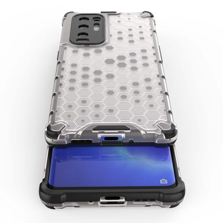 For OPPO Reno5 Pro+ Shockproof Honeycomb PC + TPU Case