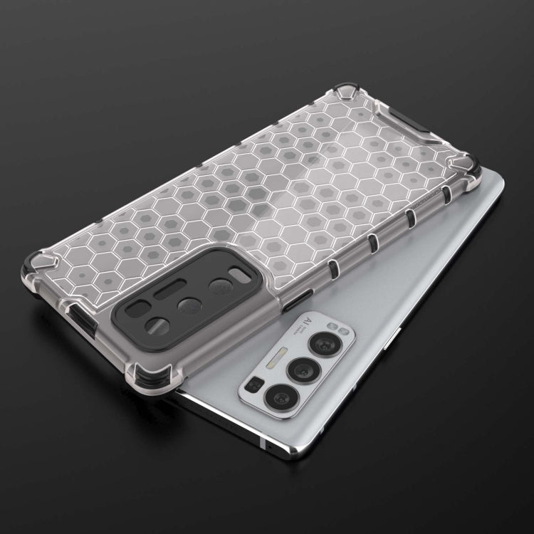 For OPPO Reno5 Pro+ Shockproof Honeycomb PC + TPU Case