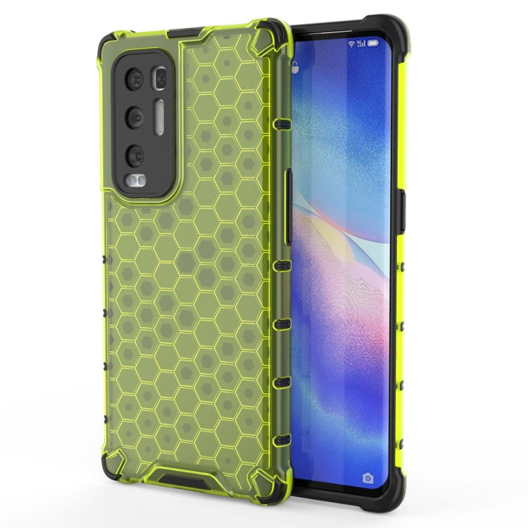 For OPPO Reno5 Pro+ Shockproof Honeycomb PC + TPU Case