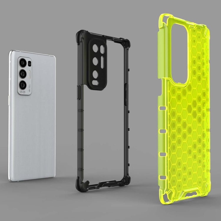 For OPPO Reno5 Pro+ Shockproof Honeycomb PC + TPU Case