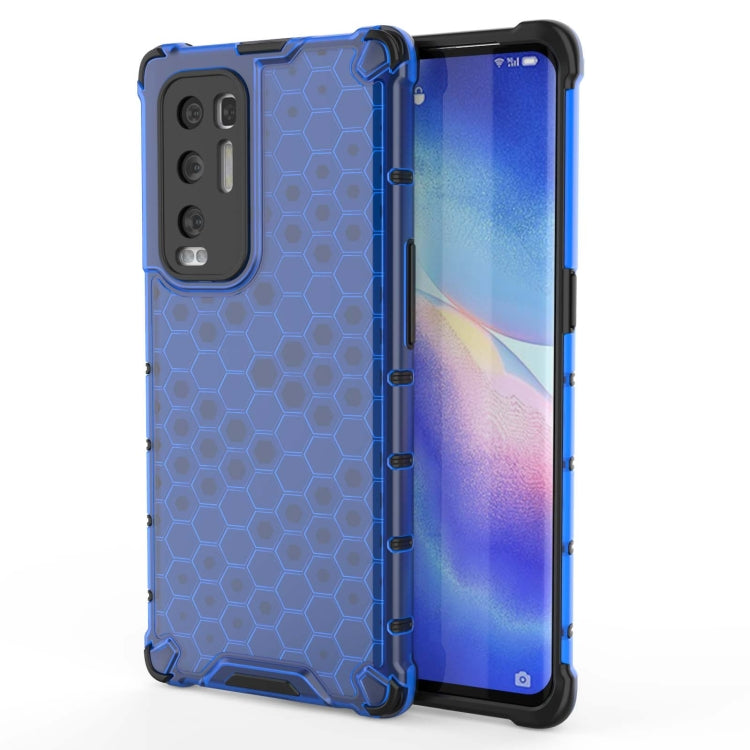 For OPPO Reno5 Pro+ Shockproof Honeycomb PC + TPU Case