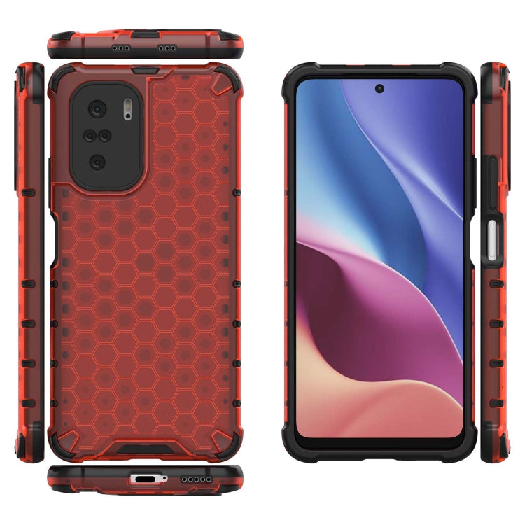 For Xiaomi Redmi K40 / K40 Pro Shockproof Honeycomb PC + TPU Case