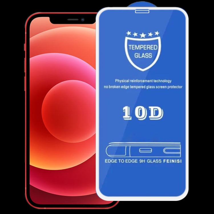 For iPhone 12 mini 9H 10D Full Screen Tempered Glass Screen Protector