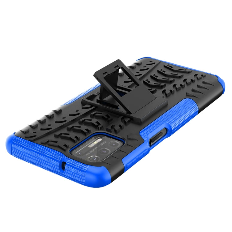 For Motorola Moto G Stylus (2021) Tire Texture Shockproof TPU+PC Protective Case with Holder