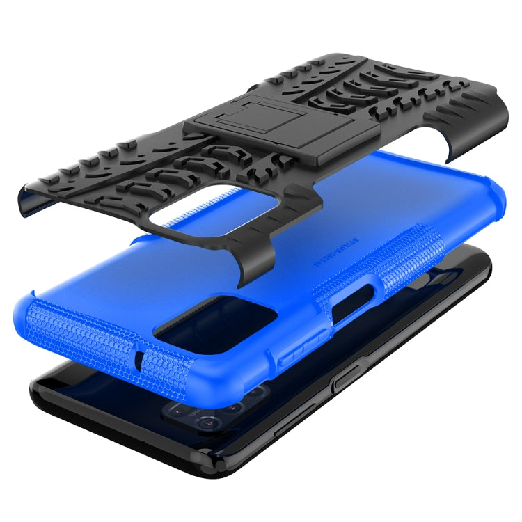 For Motorola Moto G Stylus (2021) Tire Texture Shockproof TPU+PC Protective Case with Holder