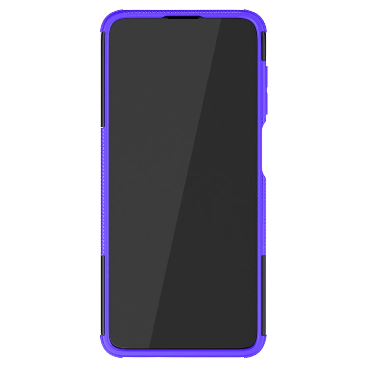 For Motorola Moto G Stylus (2021) Tire Texture Shockproof TPU+PC Protective Case with Holder