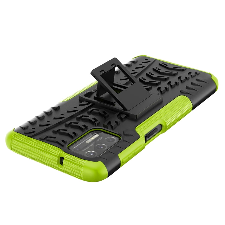 For Motorola Moto G Stylus (2021) Tire Texture Shockproof TPU+PC Protective Case with Holder