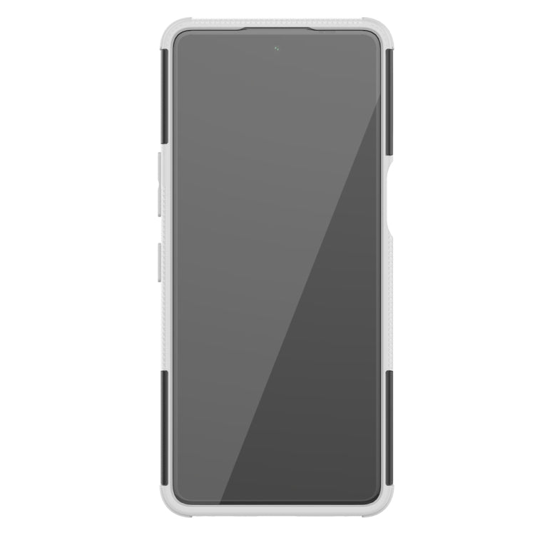 For LG Stylo 7 5G Tire Texture Shockproof TPU+PC Protective Case with Holder