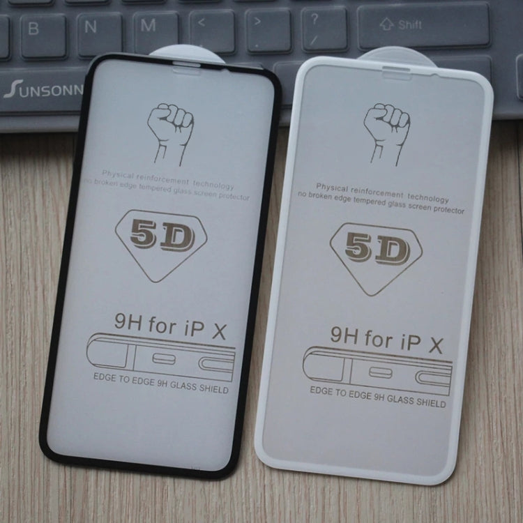 For iPhone 12 mini 9H 5D Full Glue Full Screen Tempered Glass Film