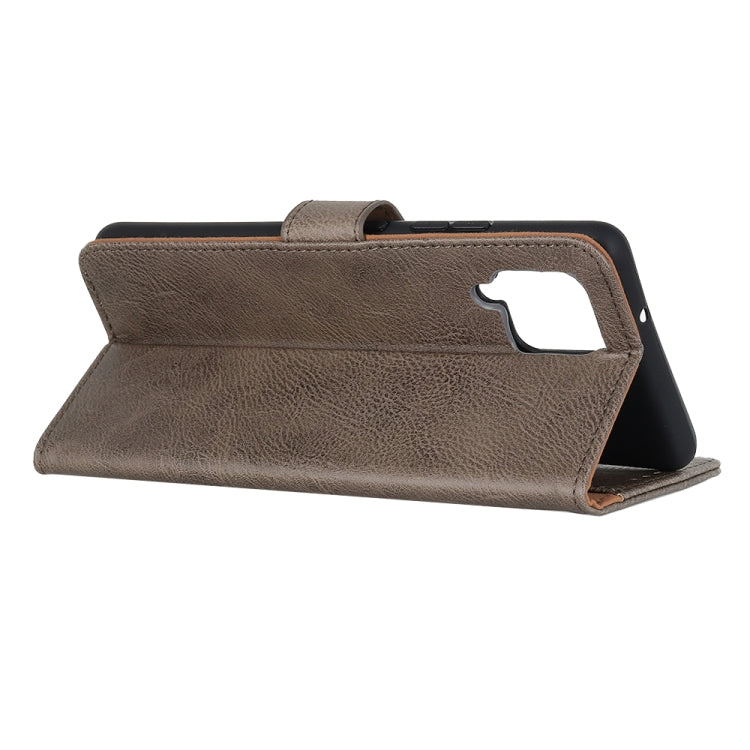 For Samsung Galaxy F62 / M62 KHAZNEH Cowhide Texture Horizontal Flip Leather Case with Holder & Card Slots & Wallet