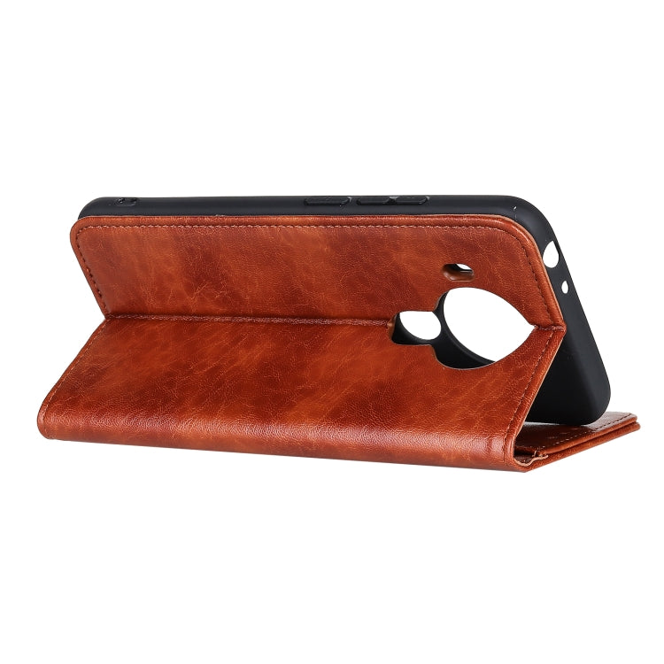 For Nokia 7.3 Magnetic Crazy Horse Texture Horizontal Flip Leather Case with Holder & Card Slots & Wallet