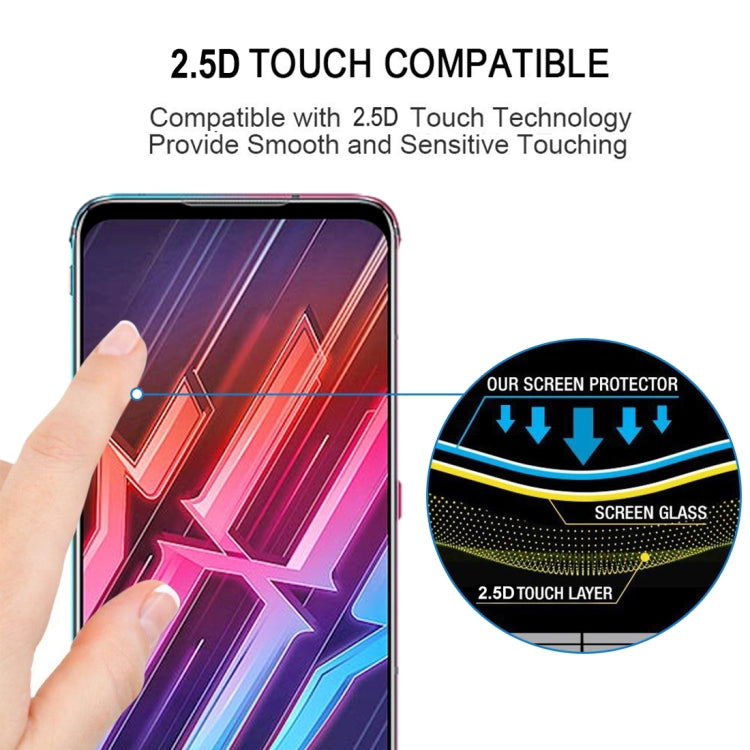 For Nubia Red Magic 6 / 6 Pro 25 PCS Full Glue Full Screen Tempered Glass Film