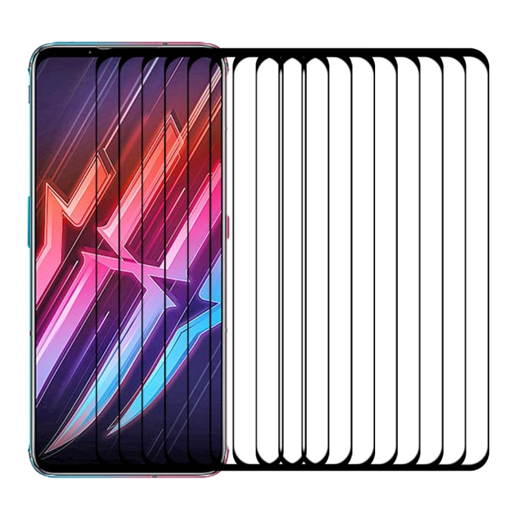 For Nubia Red Magic 6 / 6 Pro 25 PCS Full Glue Full Screen Tempered Glass Film