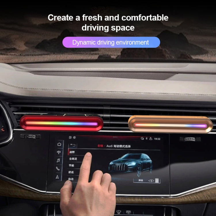 Car Air Outlet Aromatherapy Creative Intelligent Voice Control Atmosphere Lamp