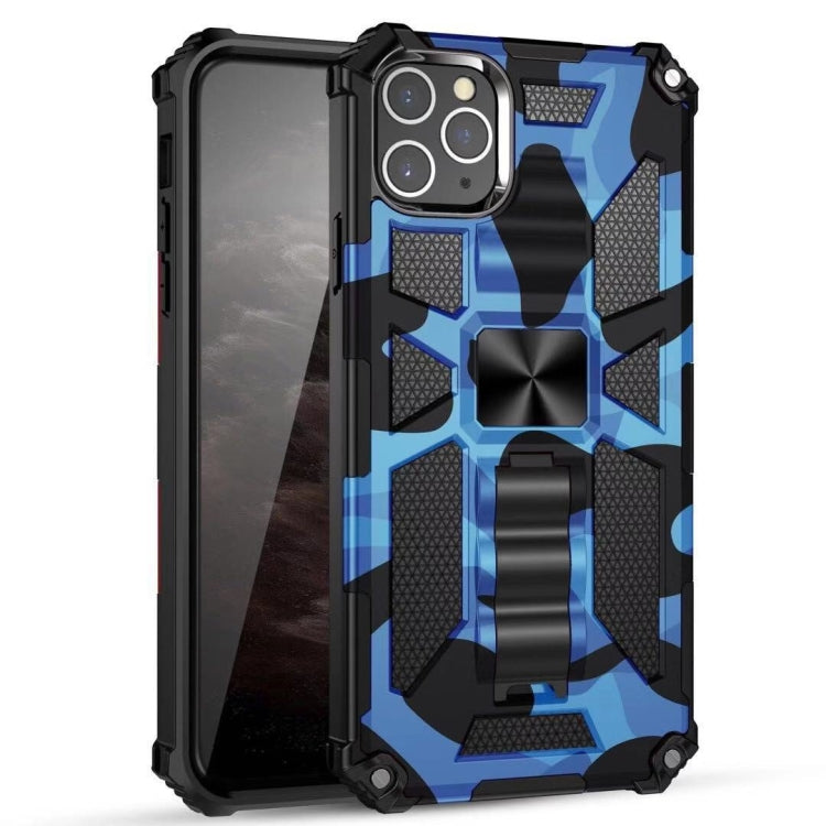 For iPhone 11 Pro Camouflage Armor Shockproof TPU + PC Magnetic Protective Case with Holder