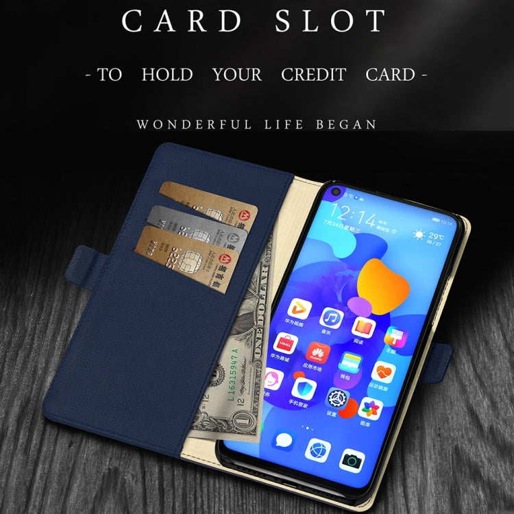 For Huawei Mate 30 Lite DZGOGO MILO Series PC + PU Horizontal Flip Leather Case with Holder & Card Slot & Wallet