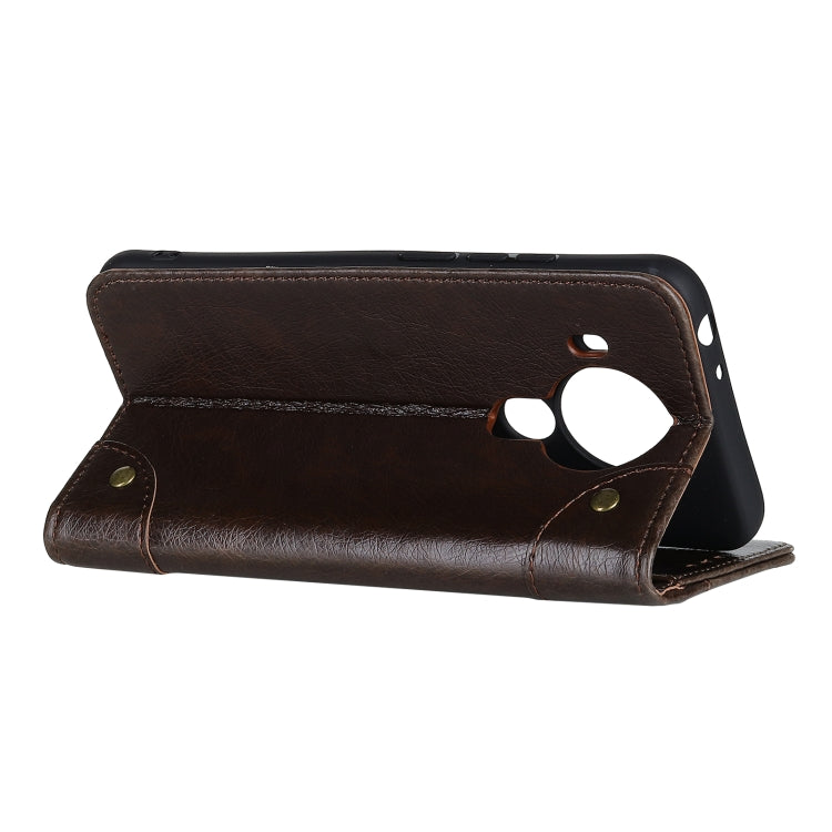 For Nokia 7.3 Copper Buckle Nappa Texture Horizontal Flip Leather Case with Holder & Card Slots & Wallet