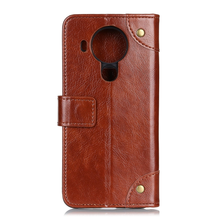 For Nokia 7.3 Copper Buckle Nappa Texture Horizontal Flip Leather Case with Holder & Card Slots & Wallet