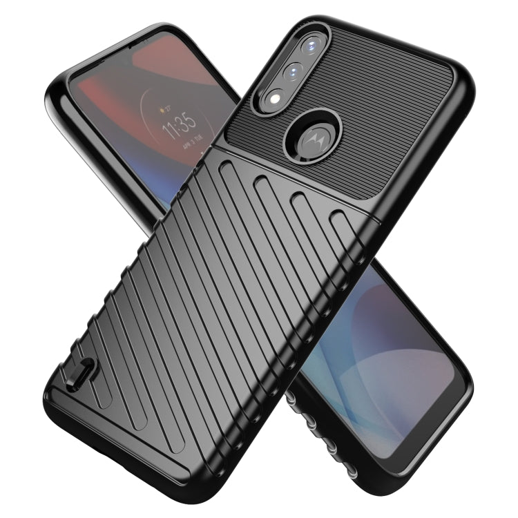For Motorola Moto E7 Power Thunderbolt Shockproof TPU Protective Soft Case