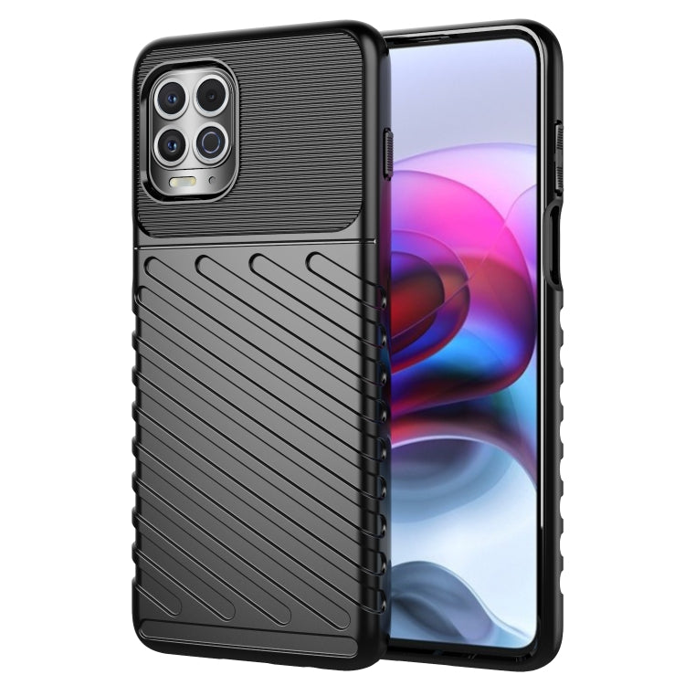 For Motorola Moto Edge S Thunderbolt Shockproof TPU Protective Soft Case(Black)