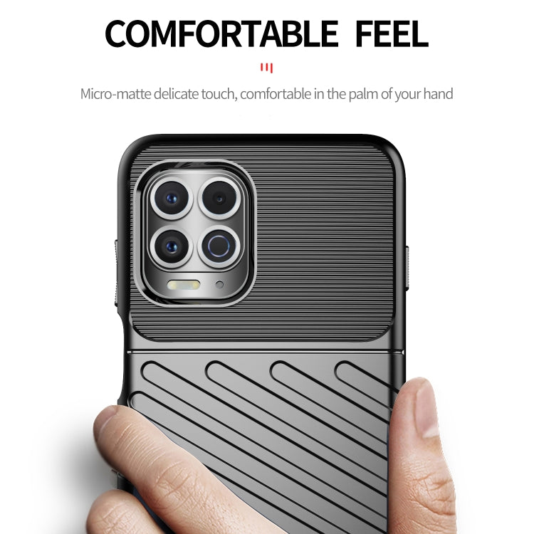For Motorola Moto Edge S Thunderbolt Shockproof TPU Protective Soft Case(Black)
