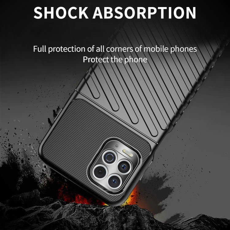 For Motorola Moto Edge S Thunderbolt Shockproof TPU Protective Soft Case(Black)