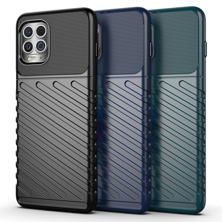 For Motorola Moto Edge S Thunderbolt Shockproof TPU Protective Soft Case(Black)