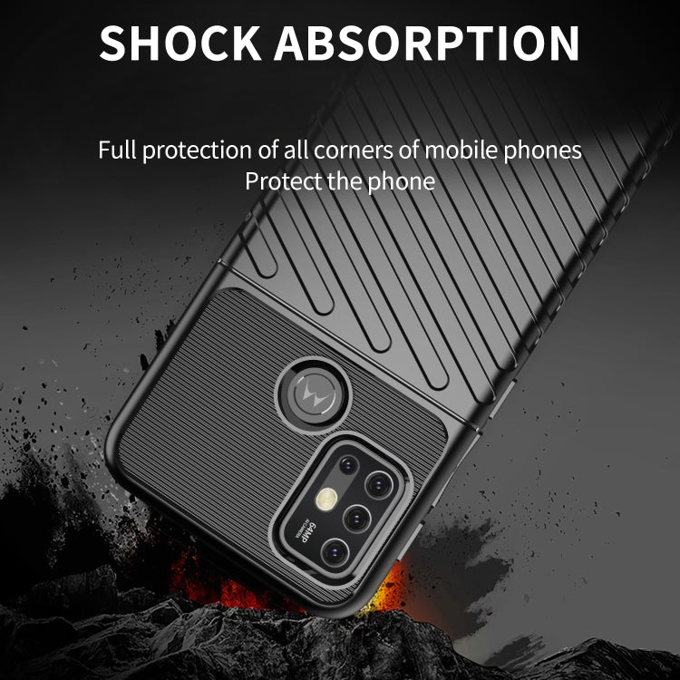 For Motorola Moto G10 Thunderbolt Shockproof TPU Protective Soft Case