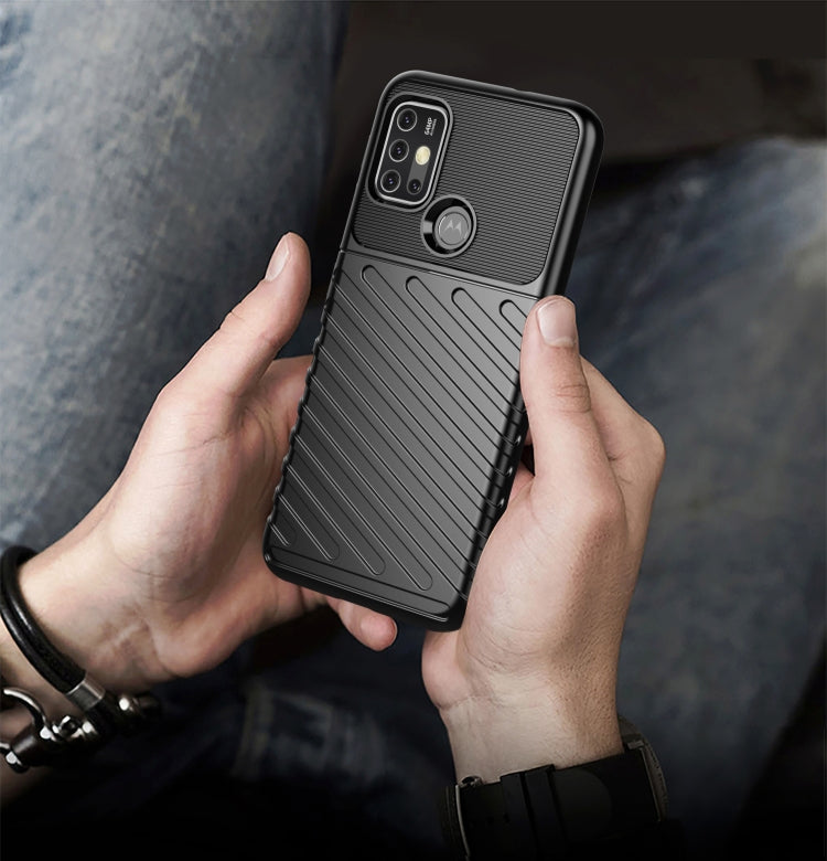 For Motorola Moto G10 Thunderbolt Shockproof TPU Protective Soft Case