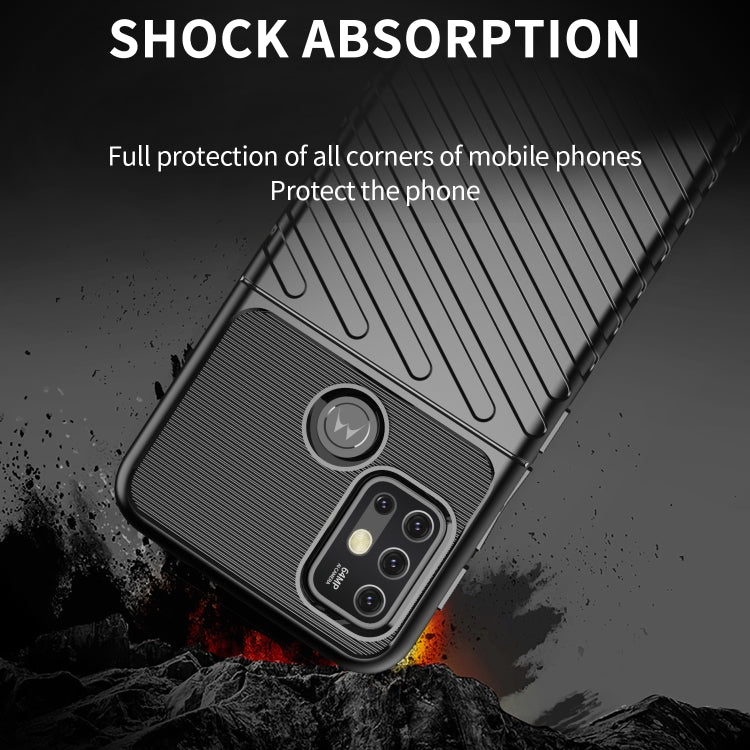 For Motorola Moto G30 Thunderbolt Shockproof TPU Protective Soft Case