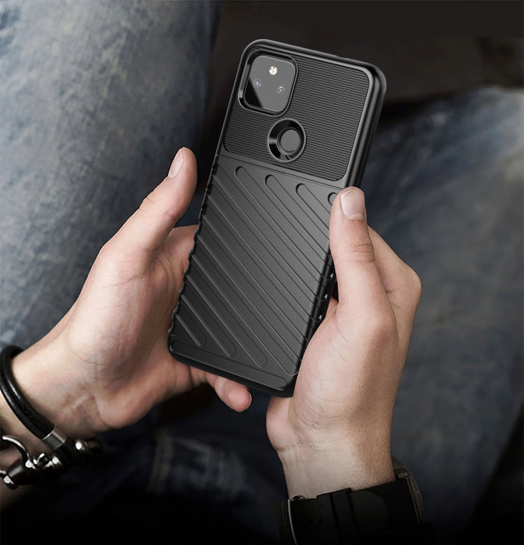 For Google Pixel 5A Thunderbolt Shockproof TPU Protective Soft Case