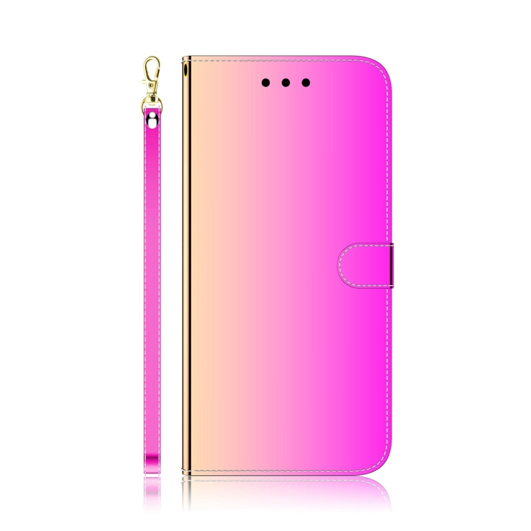 For Nokia 5.4 Lmitated Mirror Surface Horizontal Flip Leather Case with Holder & Card Slots & Wallet & Lanyard