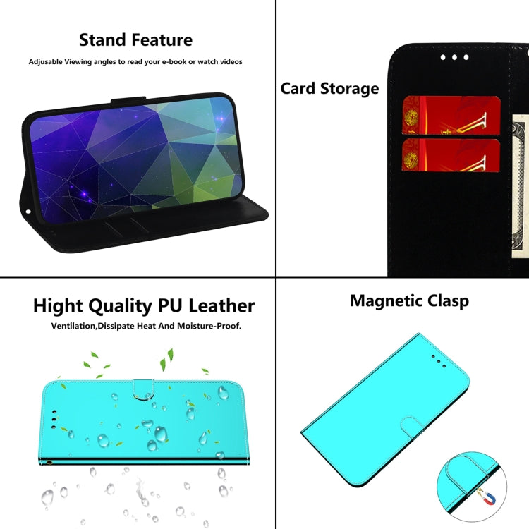For Nokia 5.4 Lmitated Mirror Surface Horizontal Flip Leather Case with Holder & Card Slots & Wallet & Lanyard