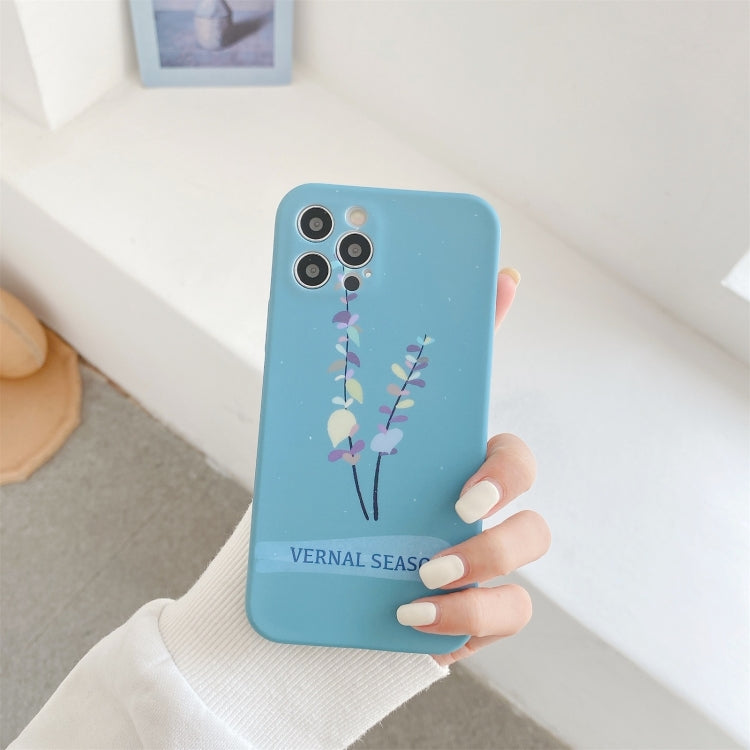 For iPhone 12 mini Shockproof Pattern TPU Protective Case