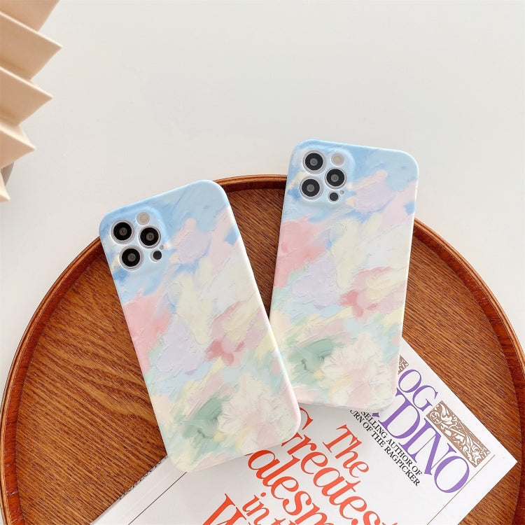 For iPhone 12 Shockproof Pattern TPU Protective Case