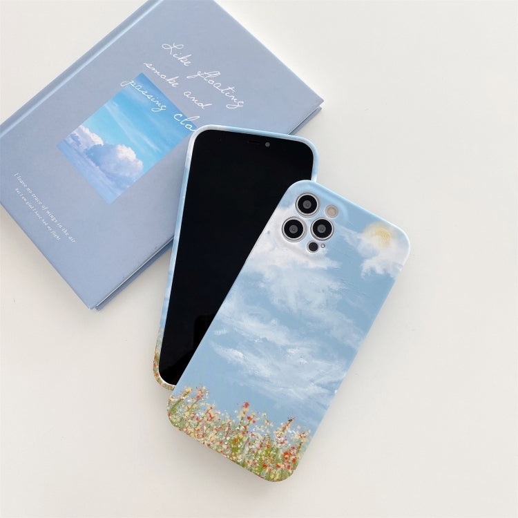 For iPhone 12 Shockproof Pattern TPU Protective Case